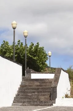 Stone stairs Stock Photos