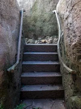 Stone stairs Stock Photos