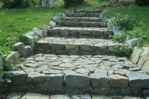 Stone stairs Stock Photos