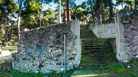 Stone Stairs In The Woods Vidéo 37101837
