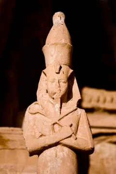 Stone statue in egypt Stock Photos