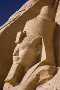 Stone statue in Egypt Stock Photos