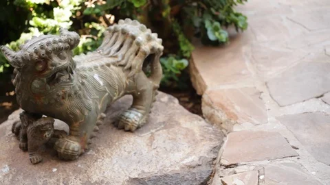 Stone statue Stock Footage 104779933