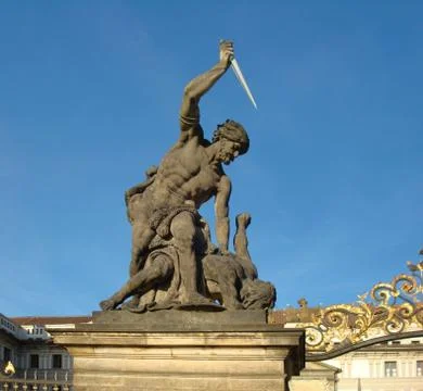 Stone statue Foto stock