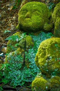 STONE STATUE - THE PRAYERS Stock Photos