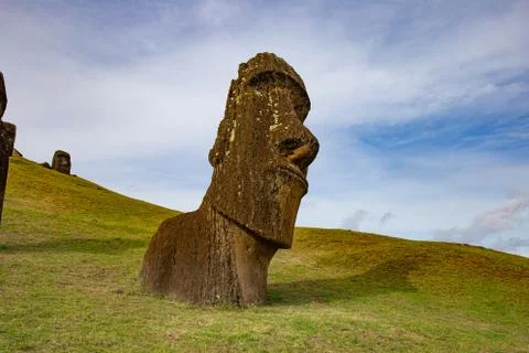 Stone statues Moai on Easter Island Rapa Nui Stock-Fotos