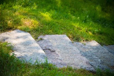 Stone steps are made of stone .Texture or background Stock Photos