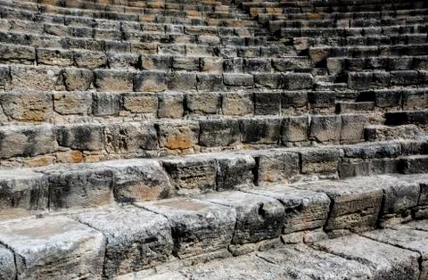 Stone steps ascending. Stock Photos