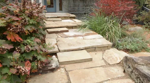 Stone Steps Stock Footage 40814739