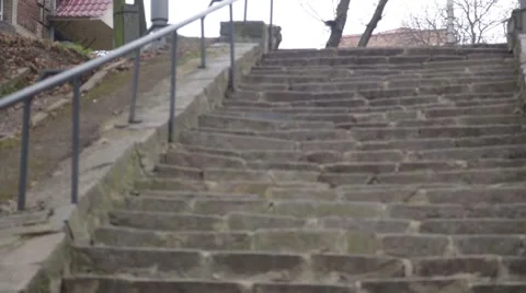 Stone steps Stock Footage 44049628