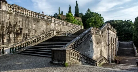 Stone Steps Stock Footage 74306915