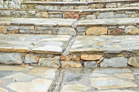 Stone steps Foto stock