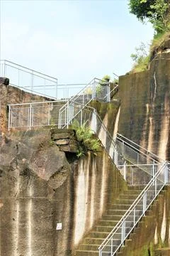 Stone steps 库存照片