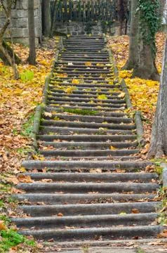 Stone steps - Szentendre Stock Photos
