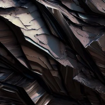 Stone strata with detailed texture Stock Illustration
