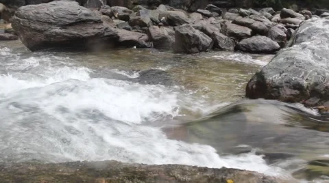 Stone stream shoal Stock-Footage 41680212