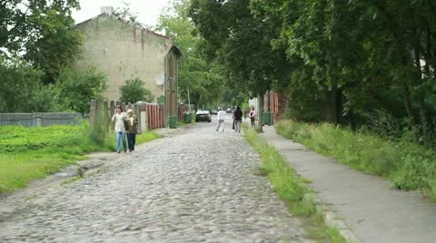 Stone street Stock Footage 11569639