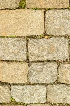 Stone structure light gray background vertical rectangular cobblestone Foto stock