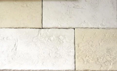 Stone structure of a wall close up Foto stock