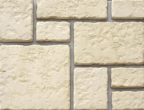 Stone structure of a wall close up Stock Photos