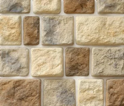 Stone structure of a wall close up Stock Photos
