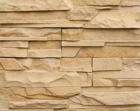 Stone structure of a wall close up Stock Photos