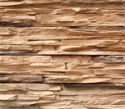 Stone structure of a wall close up Stock Photos