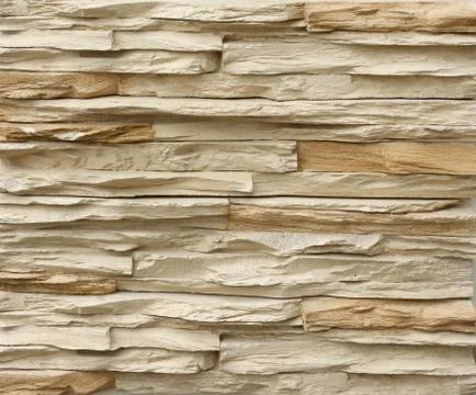 Stone structure of a wall close up Stock Photos