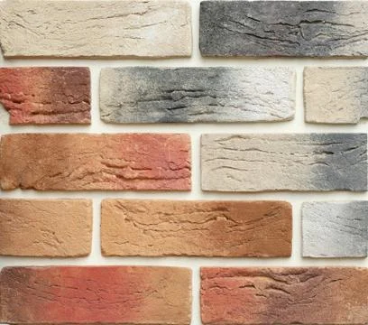 Stone structure of a wall close up Foto stock