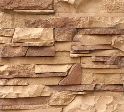 Stone structure of a wall close up Stock Photos