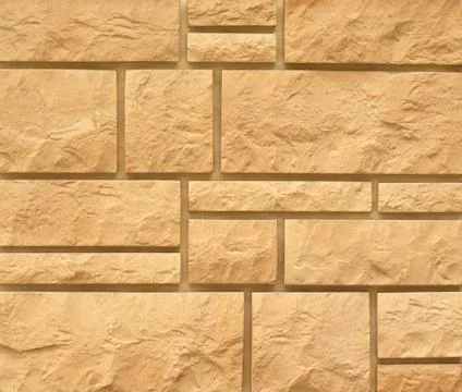 Stone structure of a wall close up Stock Photos