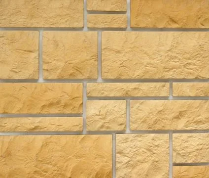 Stone structure of a wall close up Foto stock