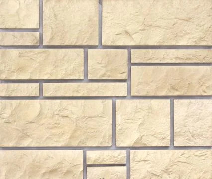 Stone structure of a wall close up Foto stock