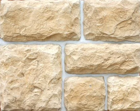 Stone structure of a wall close up Stock Photos