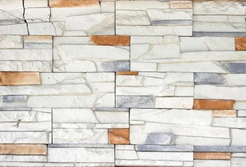 Stone structure of a wall close up Stock Photos