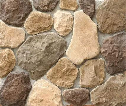 Stone structure of a wall close up Foto stock