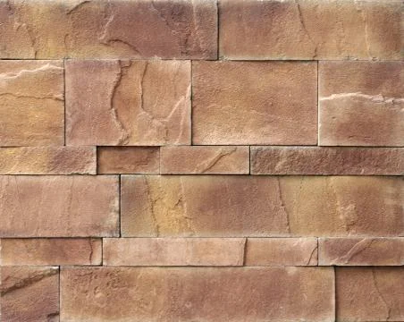 Stone structure of a wall close up Stock Photos