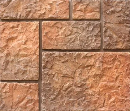 Stone structure of a wall close up Stock Photos