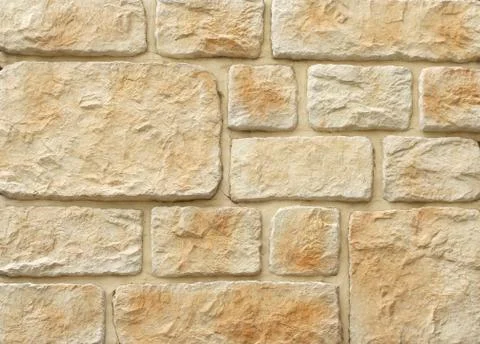 Stone structure of a wall close up Stock Photos