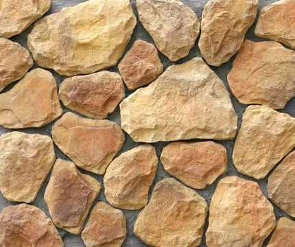 Stone structure of a wall close up Stock Photos