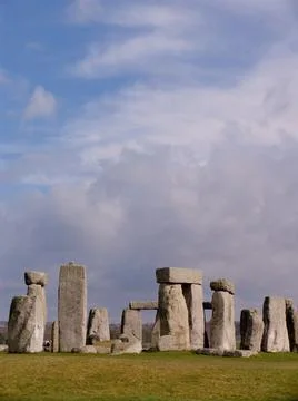Stone structures in a park Foto stock