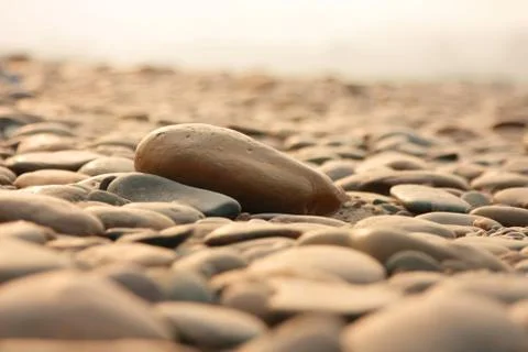 Stone with sunrise Stock Photos
