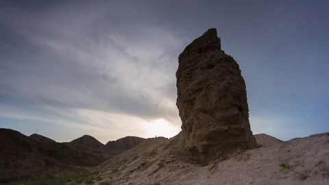 Stone sunset 1 Stock Footage 84002177