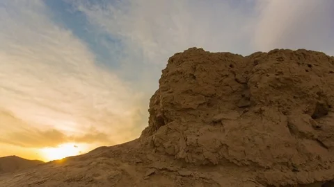 Stone sunset 2 Stock Footage 84002418