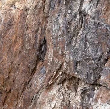 The stone surface of the cliff Foto stock