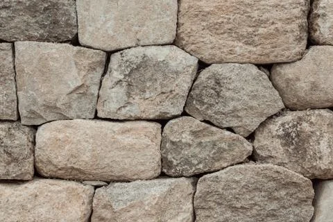 Stone surface, masonry. Stock Photos