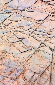 Stone Surface Texture and Pattern in Gradient Metallic Blue and Copper Color Stock Photos
