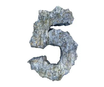 Stone symbol 5 Stock Illustration