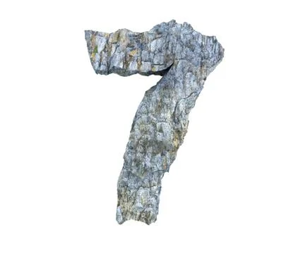 Stone symbol 7 Stock Illustration