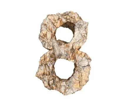 Stone symbol 8 스톡 일러스트